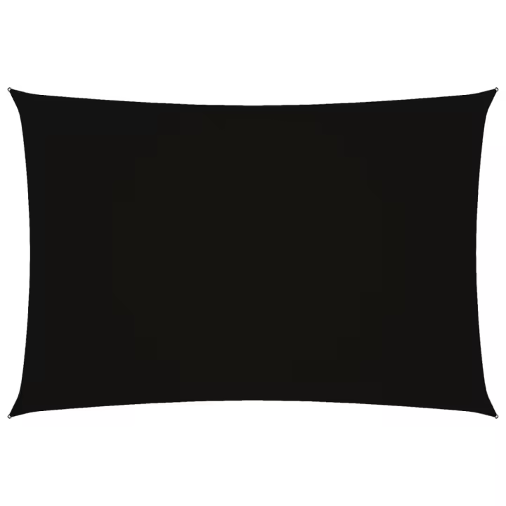 Toldo de Vela lona rectangular Oxford Negro 3x5m - 1