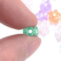 100pcs Bolas De Acrílico Pequeñas 4x7mm Con Colores Mixtos AB Brillantes Para Hacer Joyas Pulseras Collares Llaveros - details 4