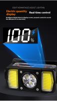 Linterna Frontal COB LED Potente Con Sensor Tipo-C Recargable Impermeable Para Camping Pesca Y Búsqueda T146 - details 9
