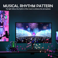 Tira De Luces LED RGB Para Monitor De Computadora Ambiental Con Control APP Inteligente Decoración Para Habitación De Juegos Compatible Con Pantallas De 24-34 Pulgadas - details 5