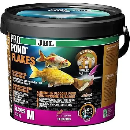 Generic JBL Propond Flakes Alimento para Peces de Estanque M(5-20mm) - 1