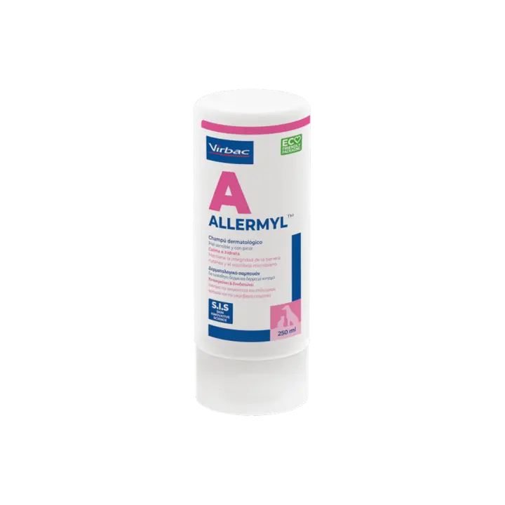 Virbac Champú Para Perros Y Gatos Allermyl Champú Dermatológico 250 Ml 250 Ml - 1