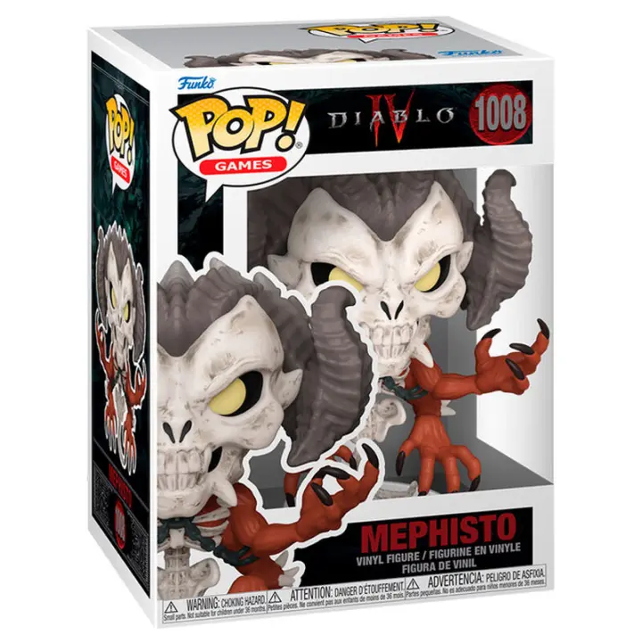 Figura Pop Diablo Iv Mephisto-Figura de Vinilo Coleccionable - Idea de Regalo- Mercancia Oficial - Juguetes para Niños y Adultos - Movies Fans - Muñeco para Coleccionistas y Exposición - 1