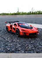 McLaren Senna De 1:32 Coche Deportivo Modelo Metálico Juguete De Colección Con Sonido Y Luz Para Niños Simulación Vehículos Diecast - details 9