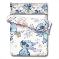 Juego De Cubierta De Edredón Lilo & Stitch 3D Impreso Para Niños Y Niñas 3pcs (No Incluye Relleno) Dormitorio Anime Cartoon - details 2