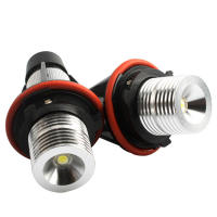 1Pc Lámpara LED Para Anillo De Ojo Ángel E39 E60 E87 X5 Luz Lateral Blanco Amarillo Material De Aluminio Aviación 12V Para Automóvil BMW - details 4