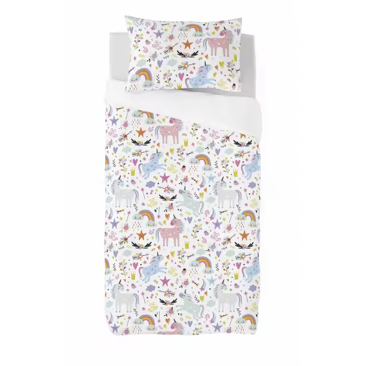 FUNDA NÓRDICA INFANTIL 100% ALGODÓN SPARKLY COOL KIDS FABRICADO EN ESPAÑA - 1