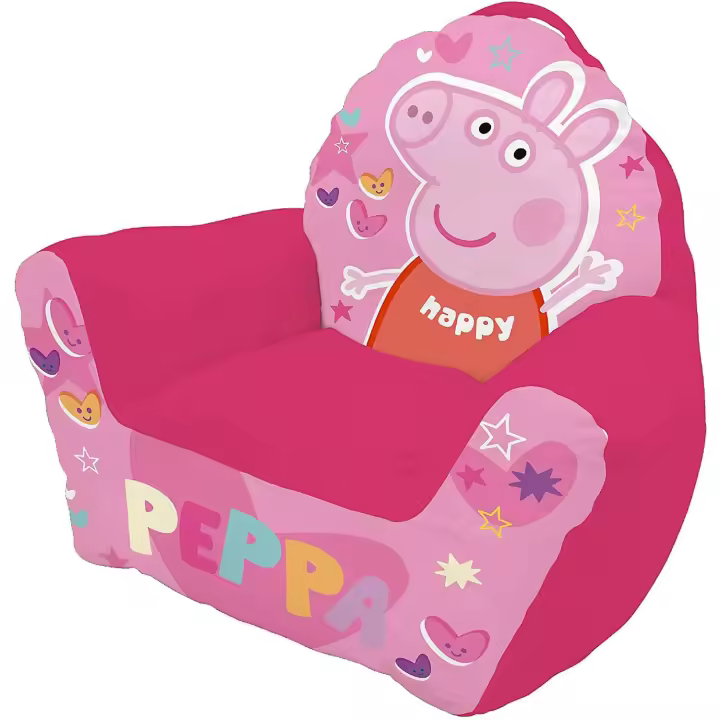Arditex Sillón Infantil Peppa Pig Tacto Suave 52x48x51cm - 1