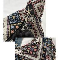 Bolso De Hombro Grande Para Mujer En Lona Estilo Nacional Bolsa De Mano Universitaria Bolsa De Mancuerna Bolsa De Underarm - details 11