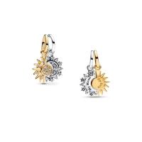 PANDORA Colgante combinado de sol y luna, sol y luna, para hombre y mujer, estilo único, con cuentas, regalo de cumpleaños, regalo del Día de la Madre - details 0