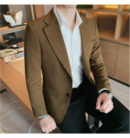 Chaqueta De Traje Para Hombre Estilo Elegante Monabroca Calidad Superior Casual Formal Color Sólido Ajustada 2024 - details 16