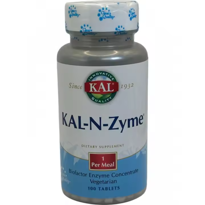 Kal-N-Zyme (Enzimas Digestivas Biofactor concentradas) 100 tabletas de KAL - 1