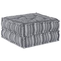 Pouffe Modular vidaXL Gris 70x70x36 Tela - details 3