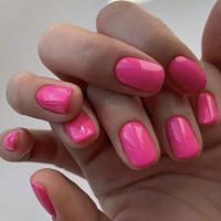 24p Uñas Postizas Cortas De Color Sólido Diseño Elegante Falsas Uñas Artificiales Full Coverage Desmontables Uñas Press on Acrílicas Para Mujeres Y Profesionales - details 3