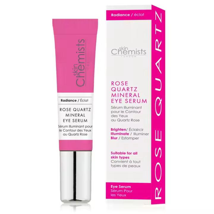 skinChemists Sérum para ojos de Minerales de Cuarzo Rosa 15ml - 1