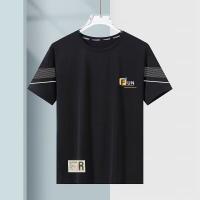 Camiseta De Verano Para Hombre Manga Corta Seda Hielo Suelta Estilo Casual Multifacético En Colores Variados Prenda Versátil Para El Día - details 4