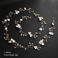 Adornos De Cabello De Boda Extra Largos Con Perlas Y Cristales Para Mujeres Y Niñas Accesorios De Cabello De Plata Para Occasiones Especiales - details 2