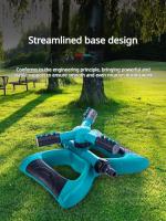 Juego De 4 Aspersores Automáticos Verdes Rotación 360 Grados Riego De Jardín De Verduras Aspersor De Agua Para Riego - details 6