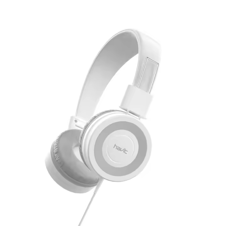 HV-H2218D Havit Auriculares Plegables con Micrófono - Control de Volumen, Conexión 3.5mm, Ideal para Computadoras y Dispositivos Móviles - Sonido Dinámico, Diseño Cómodo y Versátil - Accesorio de Audio Esencial - 1