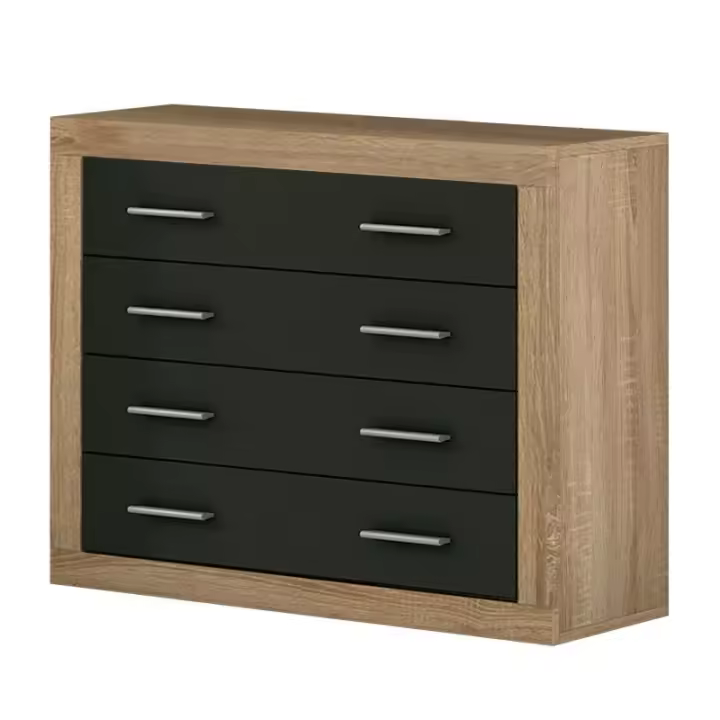 Muebles Liquidator Cómoda Dormitorio Modelo Lara con 4 Cajones - 1