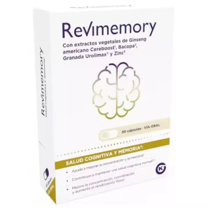 REVIMEMORY 30 CAPS VIA ORAL , SALUD COGNITIVA Y MEMORIA - 1