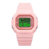 Reloj Digital LED Para Hombres Y Mujeres Resistente Al Choque Reloj Deportivo Impermeable Con Correa De Silicona Estilo Simple - details 16