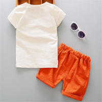 Ropa De Verano Para Bebés Niñas Conjunto De 2 Piezas Con Camiseta Y Shorts Estilo Casual Unisex Talla Ajustada Para Niños Y Niñas - details 4