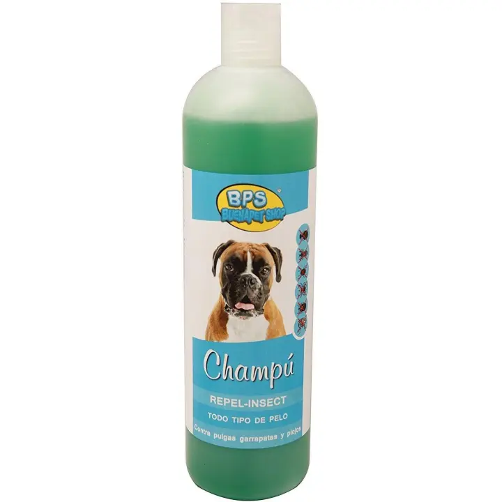 STARLEY-BPS Champú con Efecto Repelente de Insectos para Todo Tipo de Pelo, Shampoo para Perro, Cachorro, Mascotas Perros Animales Domésticos 750 ML (Efecto Repelente de Insectos) - 1