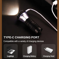 Linterna Recargable LED Super Brillante Multi Funcional Para Camping Luz Portátil De Exterior Essentials Para Viajes Y Trabajo - details 5