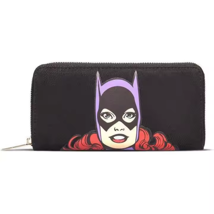 Batman Caretra Billetera Batgirl Negra Multicolor 11x22x2 Cm - 1