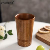 Taza De Té De Madera Hecha a Mano Estilo Japonés Para Café Leche Agua Vino Taza De Bebida Para Cocina Y Barra - details 2