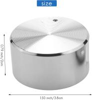 5pcs Metal Gas Stove Knobs 6mm Cooker Control Range Oven Knob Knob Gas Hob Switch Kitchen Replaceme/bl - details 0