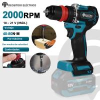 Taladro De Impacto Eléctrico Sin Cable 10mm Sin Batería Compatible Con Makita 18V Herramienta De Rotura De Hielo Para DIY En Casa - details 1