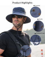 Sombrero De Pescador Grande Y Transpirable Xinbaoguan Para Hombres 100% Poliéster Con Protección Solar Para Exteriores Estilo Casual - details 3
