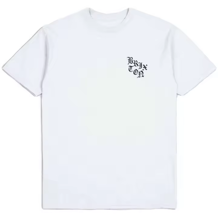 Camiseta de Manga Corta Brixton Brixton Be Kind S/S para hombre en color blanco - 1