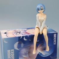 Figura De Acción Anime Re: Life in a Different World from Zero Rem Sentado En Silla Colección PVC Modelo Juguete Para Niños Regalo De Navidad 17cm - details 4