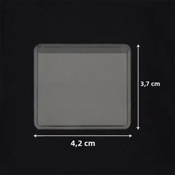10pcs Bolsas Adhesivas Transparentes Para Cadenas De Collares DIY Tamaño 4.2x3.7/3.2x2.5cm Empaque De Joyería Para Pequeñas Empresas - 1
