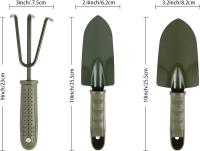 Kit DE CUIDADO DE Plantas Premium 3 en 1 con Mango Ergonómico Antideslizante de Goma Suave - details 3