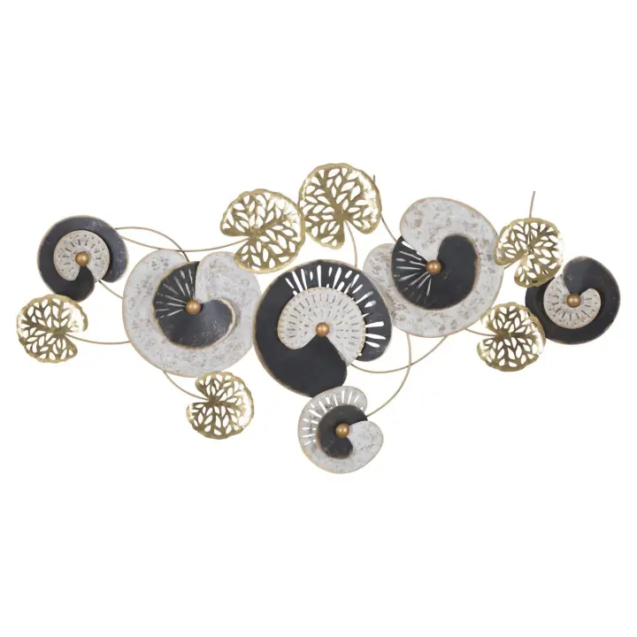 Decoración en Metal 3D Círculo 4, Metal, Multicolor, 124,5x6x65 cm - 1