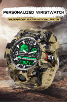 Reloj De Pulsera Militar SANDA Camuflaje Estilo G LED Digital Resistente Al Agua Deportivo Casual Para Hombres Con Función De Stop Watch Y Luz Lumínica - details 0