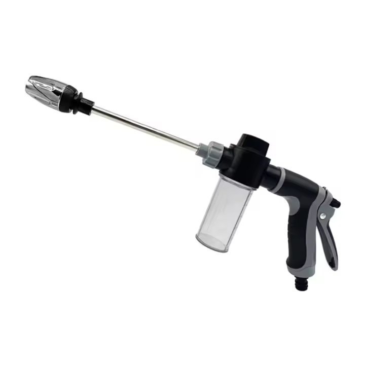 Pistola De Espuma Para Lavar Coche Electroplata Hogar Herramienta De Ducha Para Jardín Lanzador De Agua Del Mercado Mayorista - 1