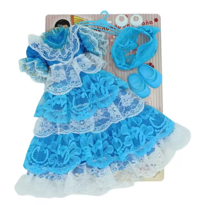 Folk Artesanía: Set Ropa Muñeca Santera Yemaya Edición Limitada - 1