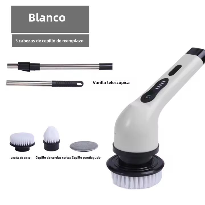 Cepillo de Limpieza Eléctrico Inalámbrico Multifuncional 9-en-1 Rotativo de Mano con USB - 1