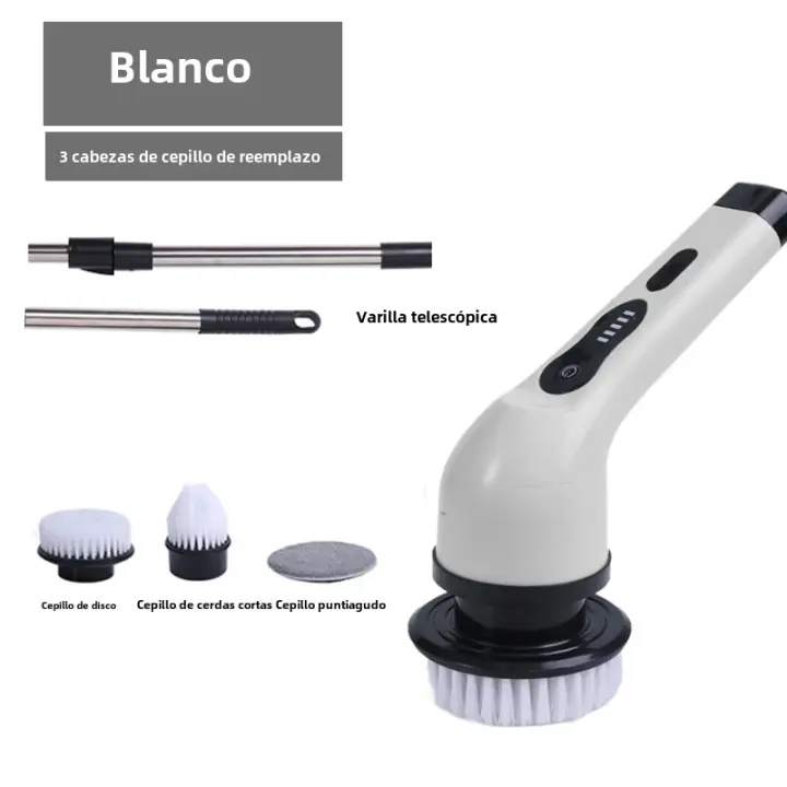 Cepillo de Limpieza Eléctrico Inalámbrico Multifuncional 9-en-1 Rotativo de Mano con USB - 1