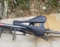 Sillín De Bicicleta De Carretera Samana Sin Logo Ultra Ligero 103g Fibra De Carbono T800 + Cuero PU Cojín Suave 7*9mm Unisex - details 7