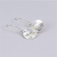 Pendientes Y Collar Vintage De Mariposa Grabada En Color Plata Para Mujer Accesorios De Moda Sencillos Y Populares Para El Día - details 2
