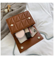 Bolso De Hombro Para Mujer Con Cadena Y Parche Bordado Bolso Bandolera Diario Sólido Color PU Cuero Sintético Cuadrado - details 15