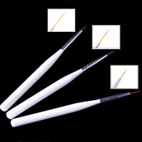 JEARLYU Set De 3 Brochas Para Arte De Uñas Con Línea Francesa Y Puntas 3D Herramientas De Dibujo DIY Para Gel UV Y Manicura - details 5