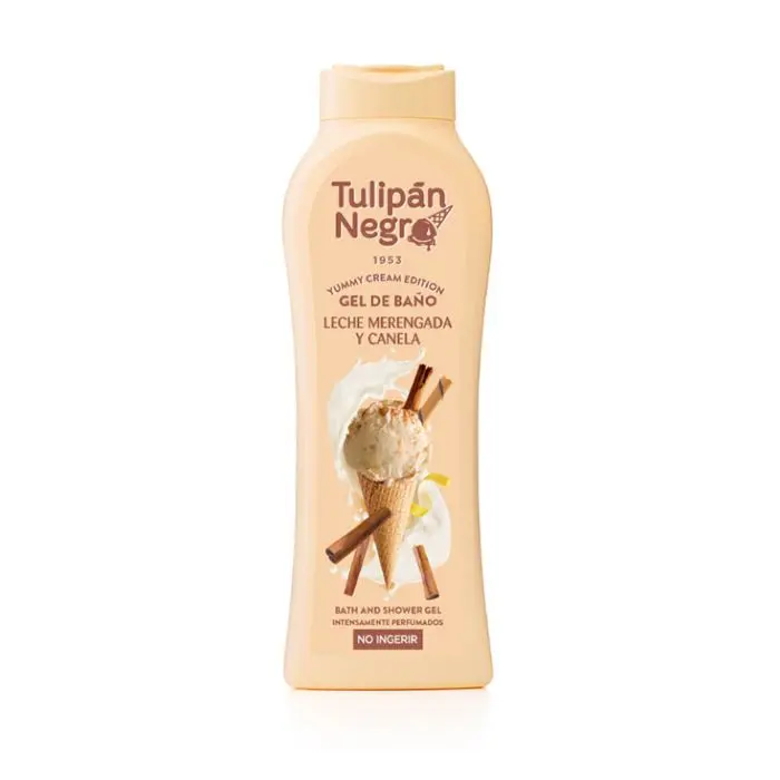 Tulipán Negro Gel Leche Merengada y Canela para Hidratar y Proteger la Piel - 650 Ml - 1