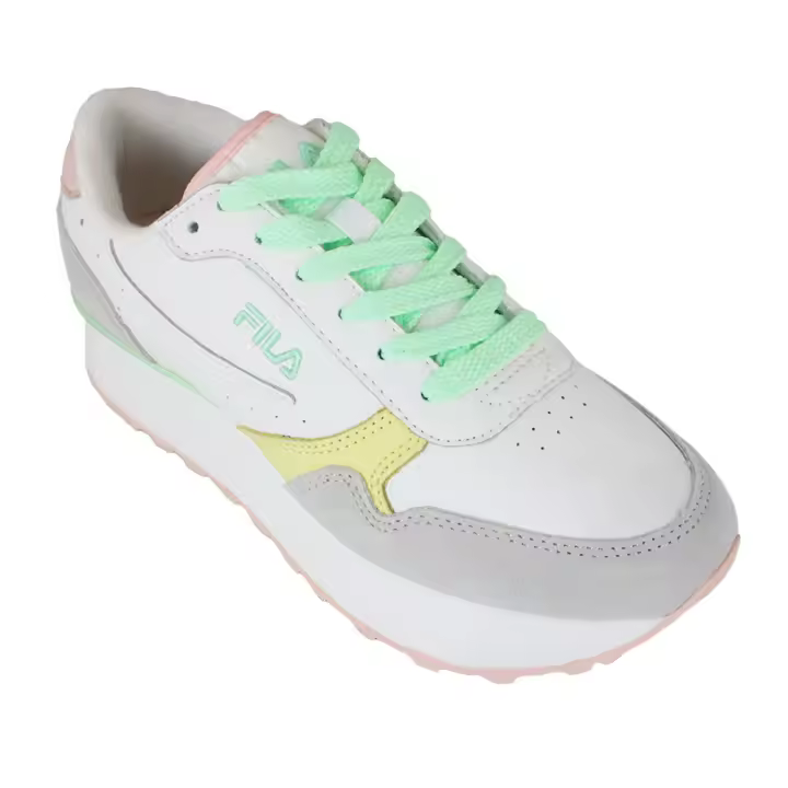 Zapatillas Fila Orbit Zeppa CB WMN - Blanco/Verde Ash - Moda y Comodidad - 1
